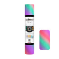 Teckwrap Rainbow Stripes - Diagonal Pink Cyan