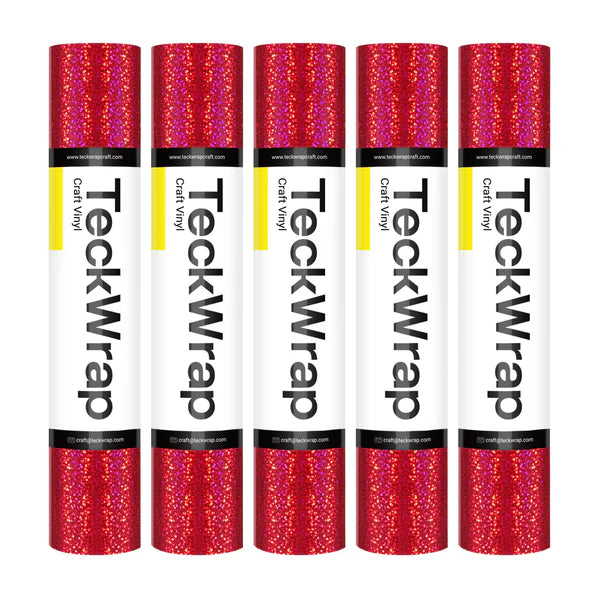 Teckwrap Holographic Sparkle - Red